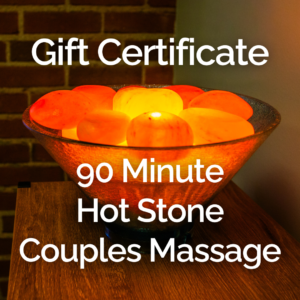90 Minute Hot Stone Couples Massage
